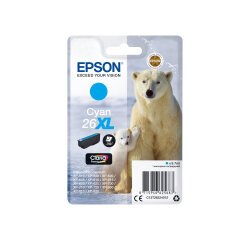 Epson Polar bear Encre cyan Claria Premium Ours Polaire 26XL