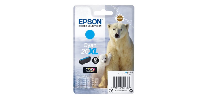 Epson Polar bear Cartouche "Ours Polaire" - Encre Claria Premium C (XL)