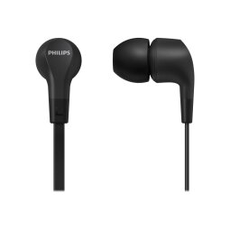 Philips TAE1105BK/00 hoofdtelefoon/headset Bedraad In-ear Oproepen/muziek Zwart