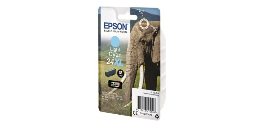 Epson Elephant Encre cyan clair Claria Photo HD Éléphant 24XL