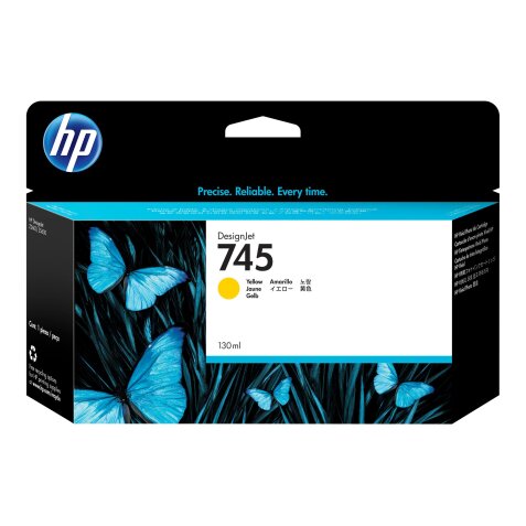 HP 745 - geel - origineel - DesignJet - inktcartridge