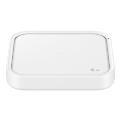 Chargeur pour téléphone mobile Samsung Pad Induction plat, Charge Rapide 15W (chargeur secteur non inclus) Blanc