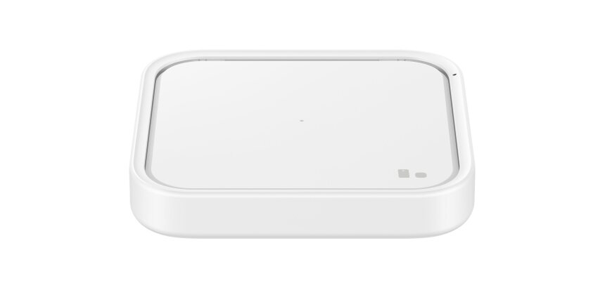 Chargeur pour téléphone mobile Samsung Pad Induction plat, Charge Rapide 15W (chargeur secteur non inclus) Blanc