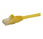 StarTech.com Câble réseau Cat6 UTP sans crochet de 50 cm - Jaune