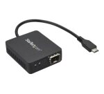 StarTech.com Adaptateur réseau USB-C vers fibre optique Gigabit Ethernet avec SFP ouvert