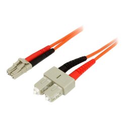 StarTech.com Câble patch à fibre optique duplex 50/125 multimode 1 m LC - SC