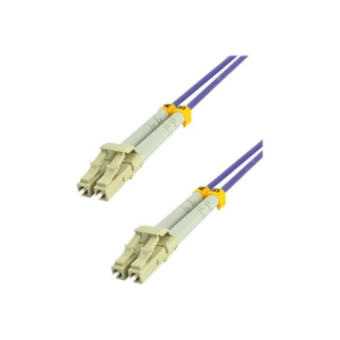 MCL FOM4/LCLC-5M câble InfiniBand et à fibres optiques LC Violet