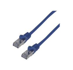 MCL FTP6-0.5M/B câble de réseau Bleu 0,5 m Cat6 F/UTP (FTP)