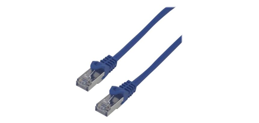 MCL FTP6-0.5M/B câble de réseau Bleu 0,5 m Cat6 F/UTP (FTP)