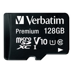 Verbatim Premium - flashgeheugenkaart - 128 GB - microSDXC UHS-I