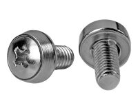 StarTech.com Paquet de 50 vis de montage M6 pour armoire serveur