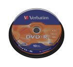 Verbatim DVD-R Matt Silver 4,7 Go 10 pièce(s)