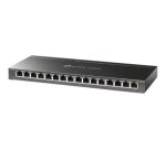 TP-Link TL-SG116E Non-géré L2 Gigabit Ethernet (10/100/1000) Noir