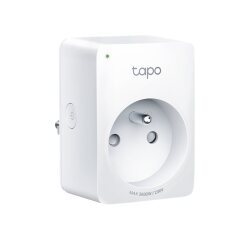 TP-Link Tapo Mini Smart Wi-Fi Socket Energy Monitor Prise intelligente 3680 W Maison Blanc