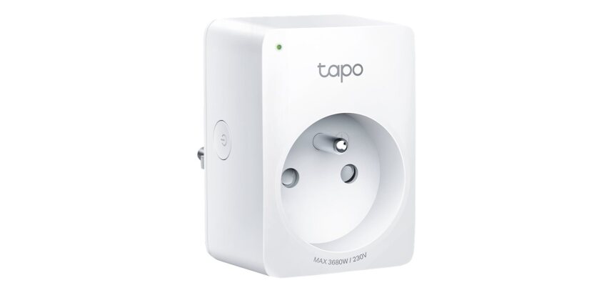 TP-Link Tapo Mini Smart Wi-Fi Socket Energy Monitor Prise intelligente 3680 W Maison Blanc