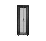 APC Baie EasyRack 800mm/42U/1200mm avec toit, panneau latéral, roulettes, noir