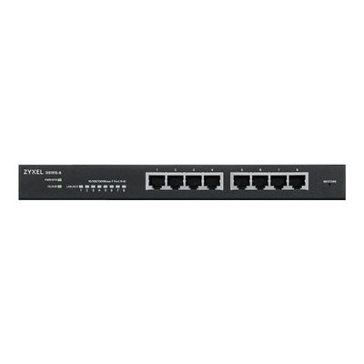 Zyxel GS1915-8EP Géré L2 Gigabit Ethernet (10/100/1000) Connexion Ethernet, supportant l'alimentation via ce port (PoE) Noir