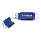 Integral 16GB USB3.0 DRIVE COURIER BLUE UP TO R-80 W-10 MBS lecteur USB flash 16 Go USB Type-A 3.2 Gen 1 (3.1 Gen 1) Bleu, Argent