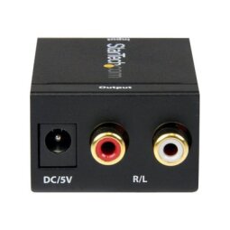 StarTech.com Convertisseur audio coaxial numérique ou Toslink optique SPDIF vers RCA stéréo