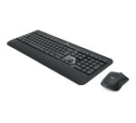 Logitech 920-008676 clavier Souris incluse Universel RF sans fil AZERTY Français Noir, Blanc