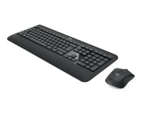 Logitech 920-008676 clavier Souris incluse Universel RF sans fil AZERTY Français Noir, Blanc
