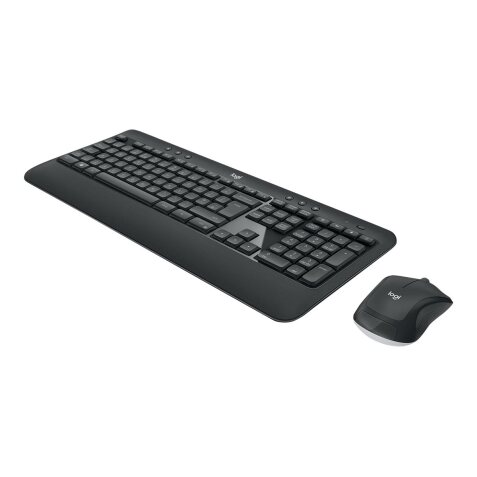 Logitech 920-008676 clavier Souris incluse Universel USB AZERTY Français Noir, Blanc