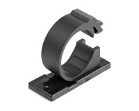 StarTech.com 100 Pinces Attache Câbles Adhésives Noir, Organiseur Câbles Réseau/Ethernet/Bureau/Ordinateur, Range Câbles Bureau Autocollant, Pince Nylon Autocollante Ignifugée UL/94V-2