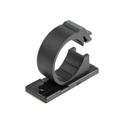 StarTech.com 100 Pinces Attache Câbles Adhésives Noir, Organiseur Câbles Réseau/Ethernet/Bureau/Ordinateur, Range Câbles Bureau Autocollant, Pince Nylon Autocollante Ignifugée UL/94V-2