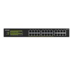 NETGEAR GS324P Non-géré Gigabit Ethernet (10/100/1000) Connexion Ethernet, supportant l'alimentation via ce port (PoE) 1U Noir