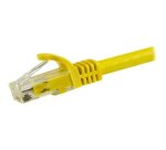 StarTech.com Cordon de raccordement UTP CAT6 (7,5 m) sans crochet - Câble patch RJ45 - Jaune