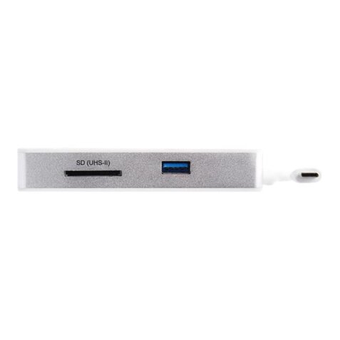 StarTech.com USB-C Multiport Adapter - SD (UHS-II) Kartenleser - 100W Power Delivery - 4K HDMI - GbE - 1x USB 3.0