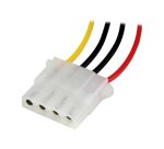StarTech.com Câble d'Extension Alimentation Molex LP4 30 cm - Rallonge de Câble LP4 - Mâle vers Femelle