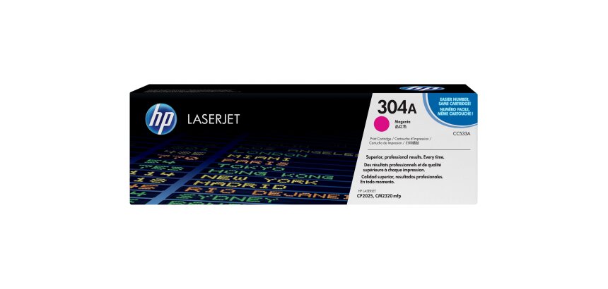 HP 304A toner LaserJet magenta authentique
