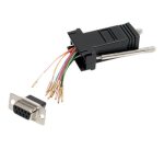 StarTech.com Adaptateur modulaire DB9 vers RJ45 - F/F - Noir