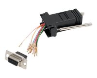 StarTech.com Adaptateur modulaire DB9 vers RJ45 - F/F - Noir