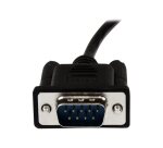 StarTech.com Câble Null Modem Croisé Série RS232 DB9 1 m - Noir