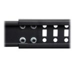 StarTech.com Rack Serveur Mobile 25U 4 Poteaux, Rack Réseau 19" 4 Poteaux avec Roulettes, Rack Roulant avec Profondeur Ajustable pour PC/AV/Données/Informatique - Roulettes, Pieds de nivellement ou Fixation au Sol