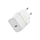 OtterBox EU Wall Charger 30W GaN - 1X USB-C 30W USB-PD, Cloud Dust White
