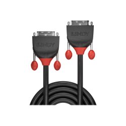 Lindy 36252 câble DVI 2 m DVI-D Noir