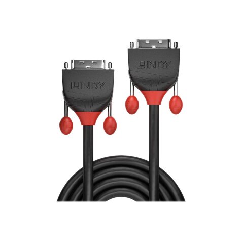Lindy 36252 câble DVI 2 m DVI-D Noir