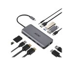 Acer 12-in-1 Type-C Dongle Avec fil USB 3.2 Gen 1 (3.1 Gen 1) Type-C Argent