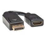 Tripp Lite P136-000 câble vidéo et adaptateur 0,15 m DisplayPort HDMI Noir