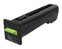 Lexmark - black - original - toner cartridge - LCCP, LRP