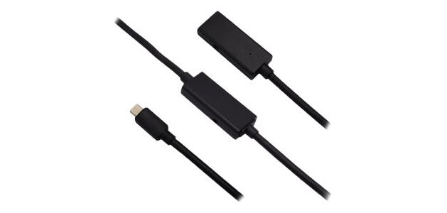 MCL MC923-1C/1CF/A-10M câble USB USB 3.2 Gen 1 (3.1 Gen 1) USB C USB A 5 Gbit/s Noir