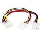 StarTech.com Câble Répartiteur en Y Molex - 1x LP4 Mâle 2x LP4 Femelle - 23 cm