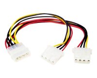 StarTech.com Câble Répartiteur en Y Molex - 1x LP4 Mâle 2x LP4 Femelle - 23 cm