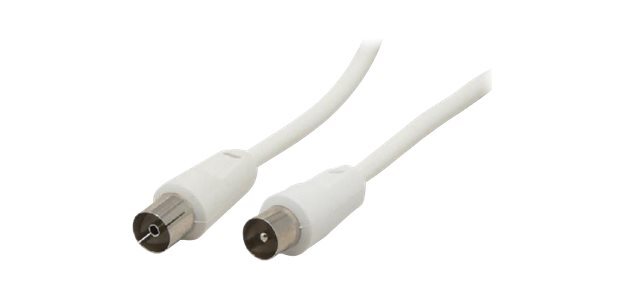 MCL MC782-10M câble coaxial Blanc
