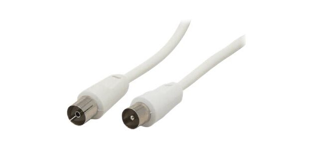 MCL MC782-10M câble coaxial Blanc