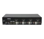 StarTech.com Commutateur KVM DisplayPort USB 4 ports avec audio