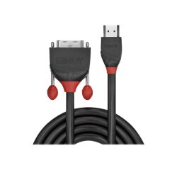 Lindy Câble HDMI vers DVI-D, Black Line, 2m